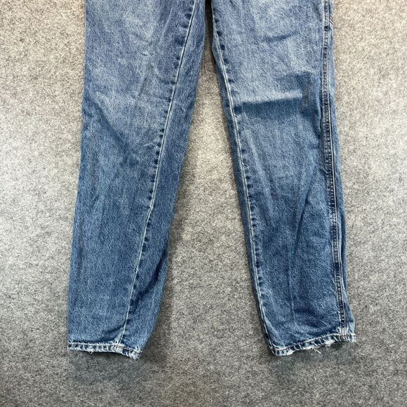 BDG‎ Jeans Women's 25 Carpenter Blue Straight Leg High Rise Denim Jeans Pants - Picture 2 of 14